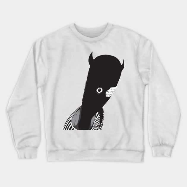 Calm Down Punpun Crewneck Sweatshirt by Vxolence